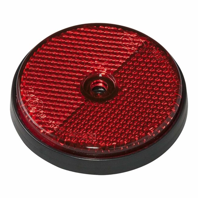 ProPlus Reflector rond - schroefbevestiging - Ø 60 mm - rood - E-keur - per stuk
