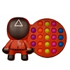 Merkloos Pop It Fidget Toy - Bekend van Squid Game - Driehoek Merkloos Pop It Fidget Toy - Bekend van Squid Game - Driehoek