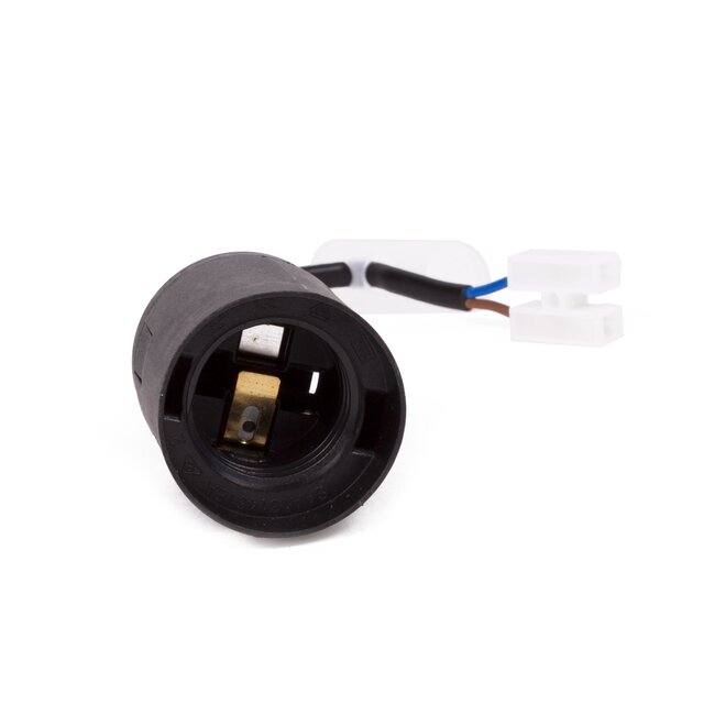 Benson Verhuisfitting - E27 - Zwart - Inclusief kabel en ophangoog - 3 stuks