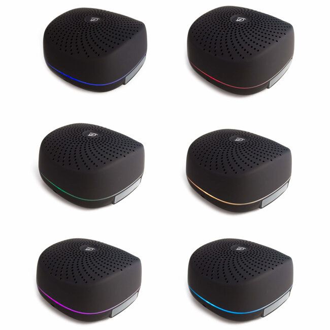 Benson Mini Bluetooth speaker - oplaadbaar - radiofunctie - waterbestendig - zwart - 9 x 5 x 9 cm