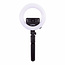 Benson Selfie stick met statief - LED ringlamp - driepoot - zwart - 90 cm