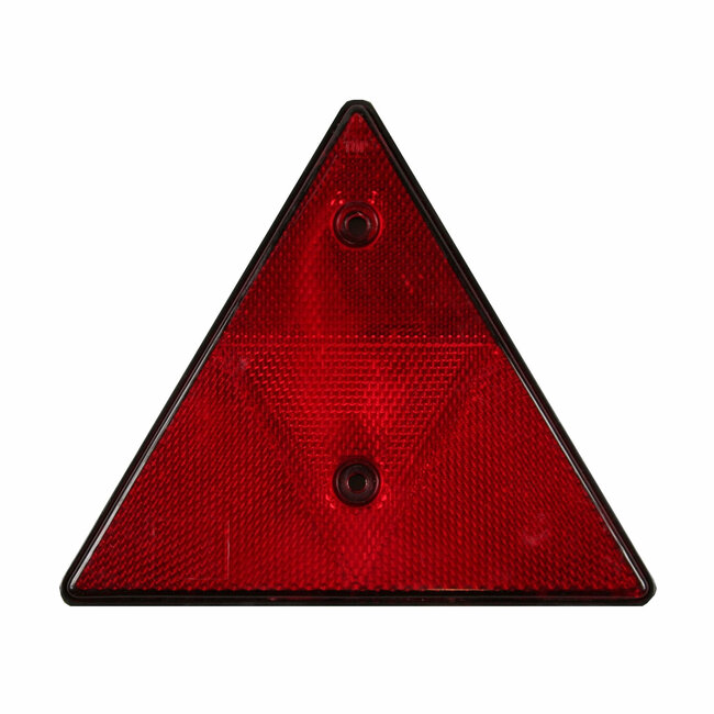 Benson Driehoekige reflector - rood - 15,5 cm - E4-gekeurd - 2 bevestigingsgaten