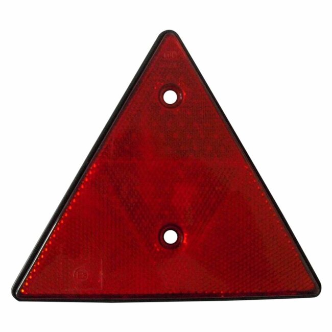 Benson Driehoekige reflector - rood - 15,5 cm - E4-gekeurd - 2 bevestigingsgaten