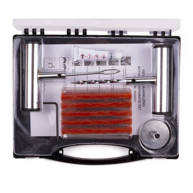 Benson Complete bandenreparatieset - 31-delig - Voor auto, motor en scooter - Inclusief opbergkoffer