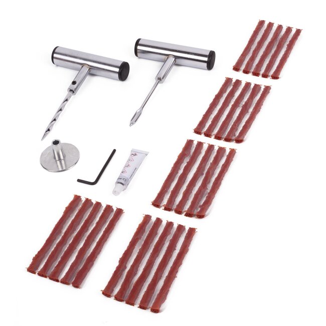 Benson Complete bandenreparatieset - 31-delig - Voor auto, motor en scooter - Inclusief opbergkoffer