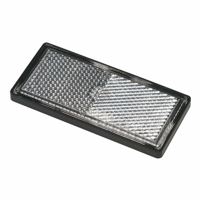 ProPlus Zelfklevende witte reflector - 85 x 39 mm - rechthoekig - E4-gekeurd