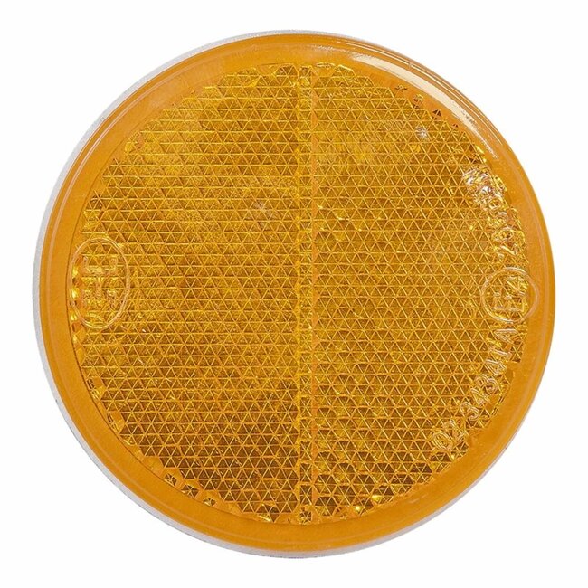 ProPlus Zelfklevende ronde reflector - oranje - 55 mm - E4-gekeurd