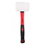 Benson Installatiehamer - Witte rubberen kop - 450 gram - 290 mm lengte