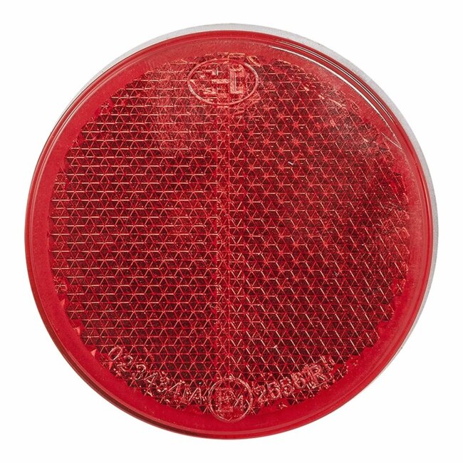 ProPlus Zelfklevende ronde reflector - rood - Ø 55 mm - E4-gekeurd