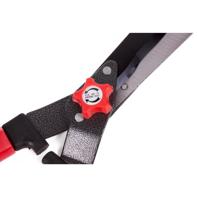 Benson Telescopische heggenschaar - Verstelbare lengte 60-80 cm - Gehard chroom - Tefloncoating - Softgrip handvat