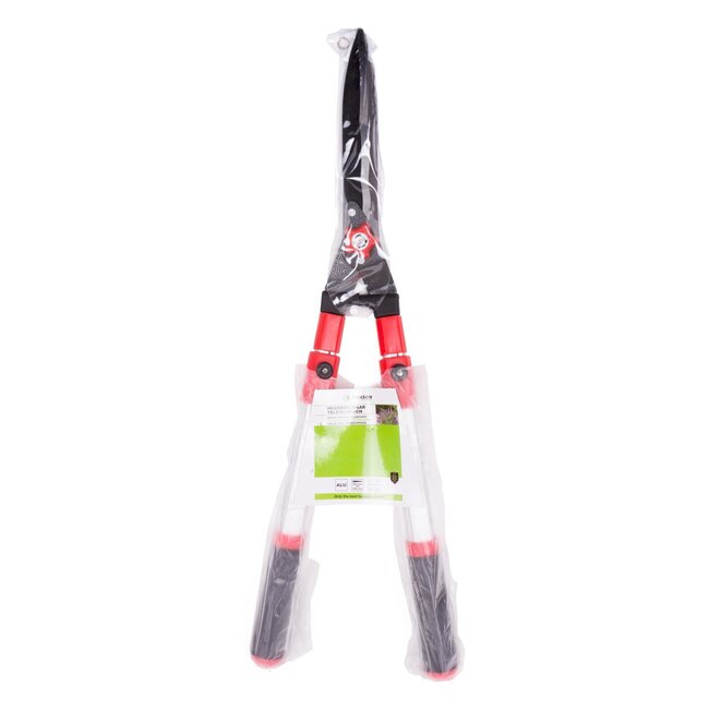 Benson Telescopische heggenschaar - Verstelbare lengte 60-80 cm - Gehard chroom - Tefloncoating - Softgrip handvat