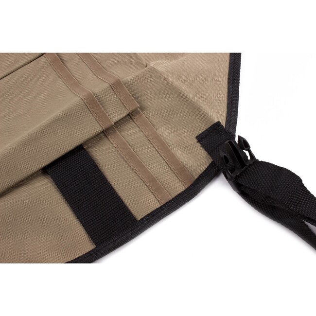 Benson Gereedschapschort - Canvas - 14 vakken - 61 x 60 cm - Bruin