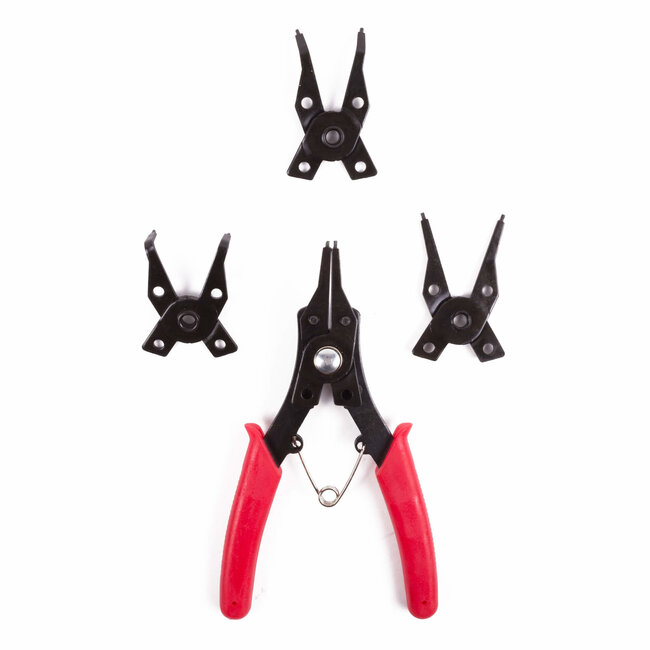 Benson Borgveertang - 4 verwisselbare bekken - 160 mm - veelzijdig en comfortabel