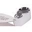 Benson Vergrootglas loupe - 40x vergroting - LED-verlichting - compact en draagbaar