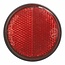 Pro Plus Reflector met Grondplaat Zelfklevend - Ø 55 mm - Rood