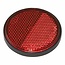 Pro Plus Reflector met Grondplaat Zelfklevend - Ø 55 mm - Rood