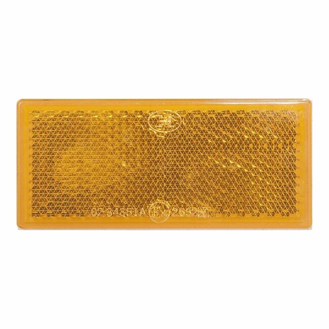 ProPlus Zelfklevende oranje reflector - rechthoekig - 85 x 40 mm - E4-gekeurd