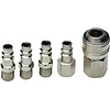 Hofftech GAV Lucht Euro Koppeling Set 1/4" - 5 delig Hofftech GAV Lucht Euro Koppeling Set 1/4" - 5 delig