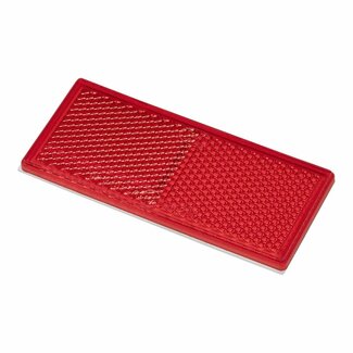 Pro Plus Reflector Zelfklevend - 82 x 36 mm - Rood