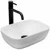 REA Belinda Opzetwastafel - Waskom - 37 x 25.5 x 11.5 cm - Mini - Glans Wit REA Belinda Opzetwastafel - Waskom - 37 x 25.5 x 11.5 cm - Mini - Glans Wit