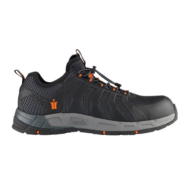 Scruffs Argon Veiligheidstrainers Zwart - Werkschoenen - S1P SRC - Maat 43