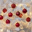 Christmas Gifts Kerstballen Set in Koker - Kunststof - Ø6 cm. - Rood - 10 Stuks