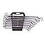 Benson 8-delige ringsleutelset - 6 tot 22 mm - Chroom-vanadiumstaal - 12-hoekige bekken