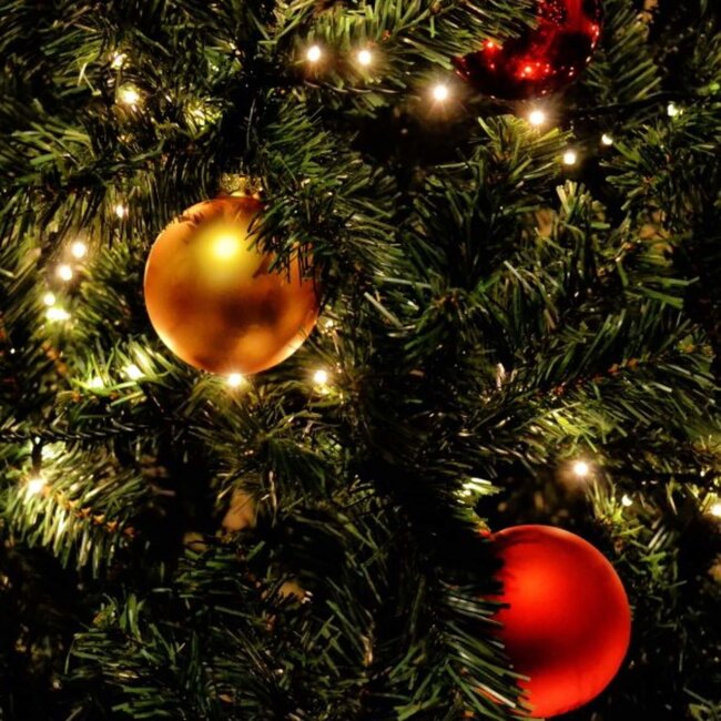 Christmas Gifts Kerstballen Set - Kunststof - Ø6 cm - Bordeaux Rood - Onbreekbaar - 10 stuks