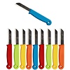 Solingen Schilmesje - RVS Glad - 16 cm met "Blade Cover" - Mix - 10 Stuks Solingen Schilmesje - RVS Glad - 16 cm met "Blade Cover" - Mix - 10 Stuks