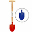 Benson Kinderschep 77 cm voor tuin en strand Rood of Blauw Assorti