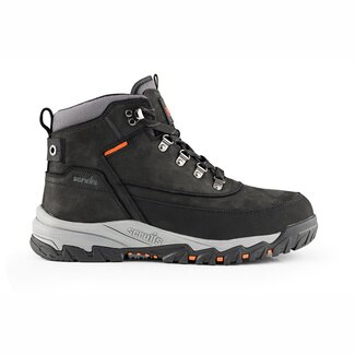 Scruffs Veiligheidsschoenen - nylon met composiet neus - maat 46 - zwart - S1P SRC - antislip, waterafstotend - bouw en magazijn