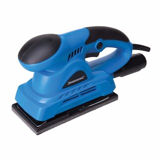 Silverline Ergonomische vlakschuurmachine - 1/3 vel - 150 watt - met hulphandvat en stofpoort