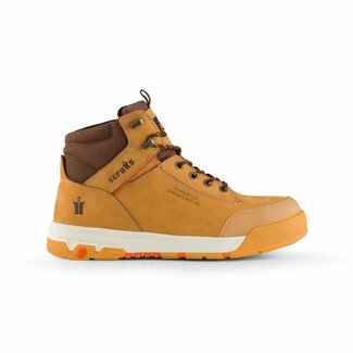 Scruffs Veiligheidsschoenen S3 - nubuck leer - aluminium neus - maat 41 - lichtbruin - antislip en hittebestendig - werkvloer