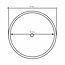 Benson Ronde reflectoren - rood - 85 mm - set van 2 - schroefbevestiging