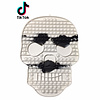 Merkloos XXL Pop It Fidget Toy - Bekend van TikTok - Skull - Black/White Merkloos XXL Pop It Fidget Toy - Bekend van TikTok - Skull - Black/White