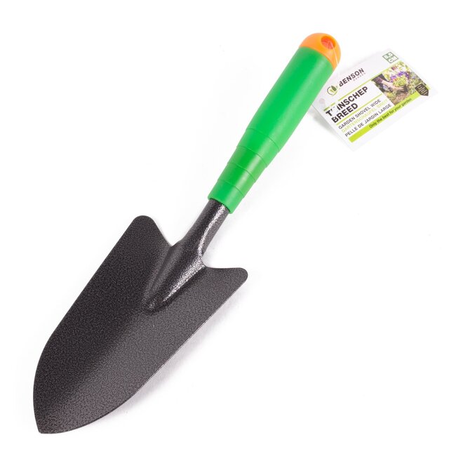 Benson Breed tuinschepje - 30 cm - groen - met ophangoog