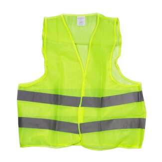 Benson Verstelbaar veiligheidsvest - reflectoren voor- en achterkant - CE goedgekeurd - geel Benson Verstelbaar veiligheidsvest - reflectoren voor- en achterkant - CE goedgekeurd - geel
