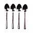 Benson Set theelepels - chroom - 4 stuks - compact en stijlvol - 15 cm