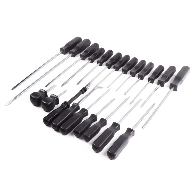 Benson Complete schroevendraaierset - 22-delig - ergonomische handgrepen - chroom-vanadiumstaal