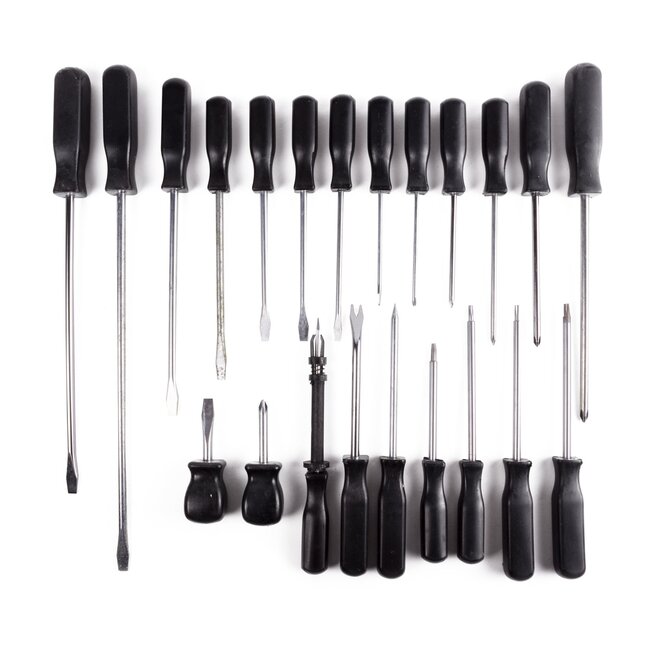 Benson Complete schroevendraaierset - 22-delig - ergonomische handgrepen - chroom-vanadiumstaal