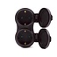 Benson Stekker Duo Verloop - Buitenstopcontact - Spatwaterdicht - Zwart - 3500W