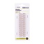 Benson Kroonsteenset - Transparant - 24 stuks - 6 mm² - Buigzaam Plastic - Wit
