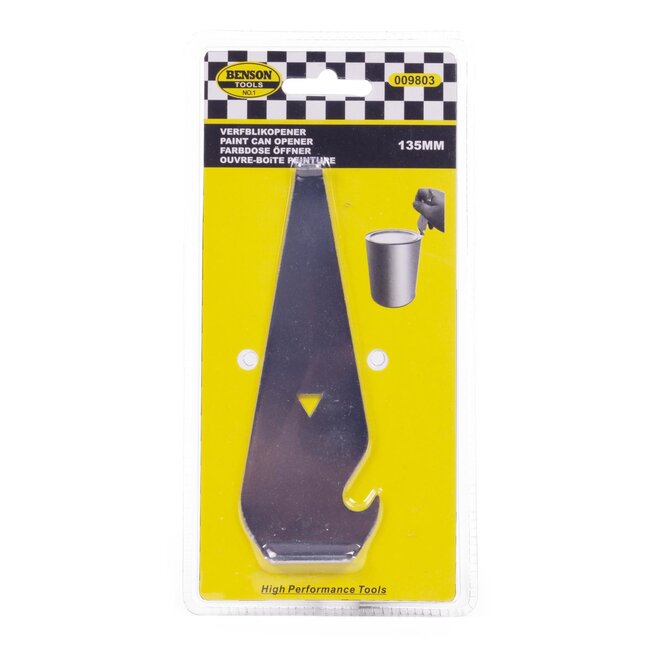 Benson Multifunctionele verfblikopener - metaal - 135 mm - duurzaam en veelzijdig