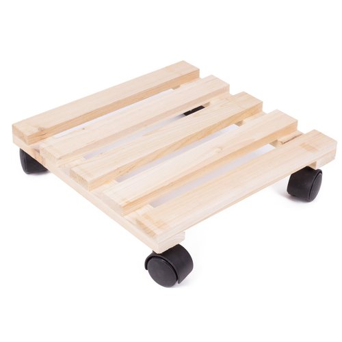 Benson Meubel - Planten Trolley Hout 30 x 30 cm Benson Meubel - Planten Trolley Hout 30 x 30 cm