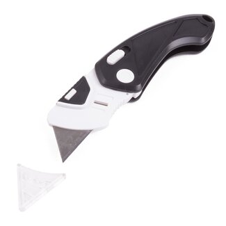 Benson Multifunctioneel inklapbaar hobbymes - ergonomische grip - zwart