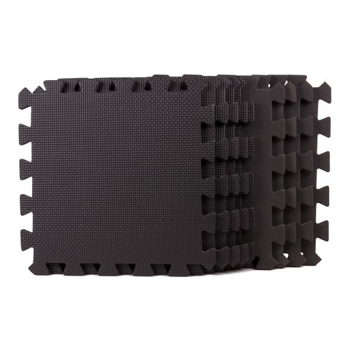 Benson Zwarte Puzzel Vloertegels Foam 30 x 30 cm - Puzzel Speelmat - 9 stuks Benson Zwarte Puzzel Vloertegels Foam 30 x 30 cm - Puzzel Speelmat - 9 stuks