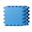 Benson Blauwe puzzel vloertegels - foam - 30 x 30 cm - set van 9 - weerbestendig