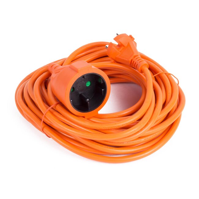 Benson Verlengsnoer - Kinderveilig - Oranje - 10 meter - 2500 Watt