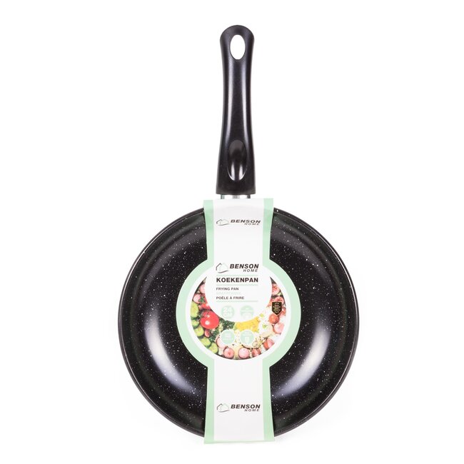 Benson Koekenpan - Marmer - Anti-aanbaklaag - 24 cm - Koele handgreep