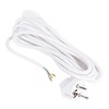 Benson Aansluitsnoer met Haakse Schuko Stekker - 3 meter - Wit - 1.0 mm² Benson Aansluitsnoer met Haakse Schuko Stekker - 3 meter - Wit - 1.0 mm²